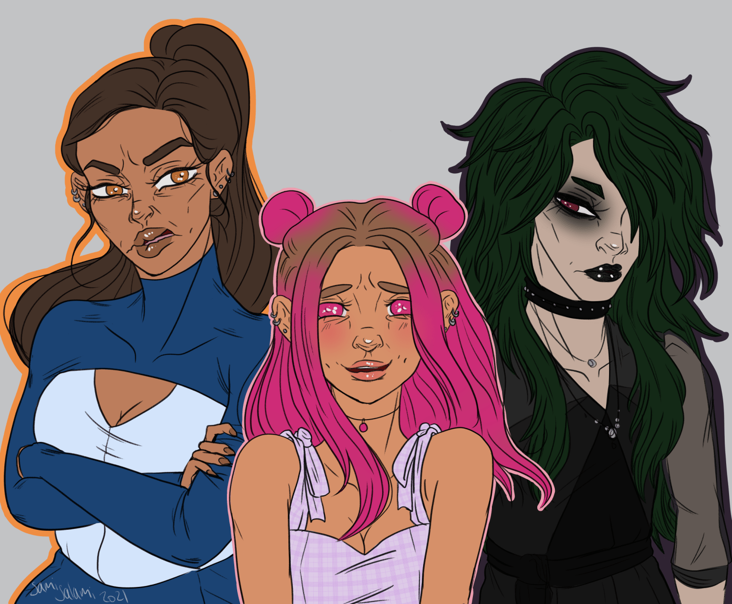 Ursa Dungeons and Dragons Goth Changeling